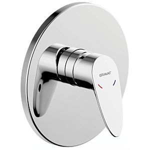 Bravat Palma concealed shower fitting set 3516062, single-lever mixer, chrome