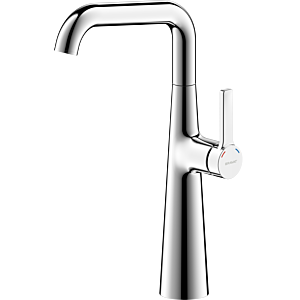 Bravat Chicago basin mixer tap 3555212 with high spout, high, click drain, chrome