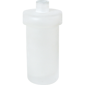 Bravat Varuna replacement soap dispenser bottle 126151 satin finish, for Varuna + Quaruna