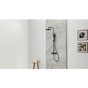Bravat ShowerSystem Thermostat-Duschsystem 3591779 schwarz matt