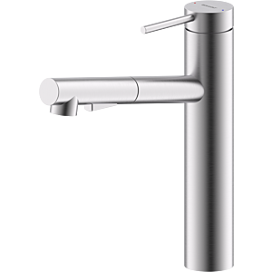 Bravat Toronto kitchen faucet 3544278 with pull-out spray head, stainless steel