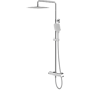 Système de douche thermostatique Bravat Square 3591522 chromé