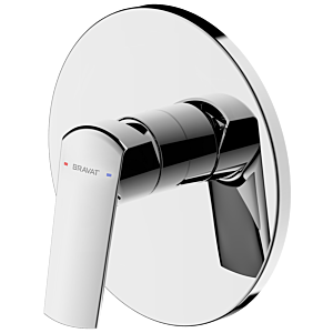 Bravat Valencia Fertigset Brausearmatur 3519062 Unterputz, Einhebelmischer, chrom
