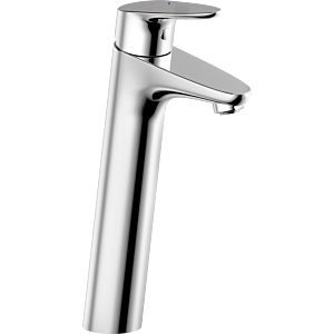 Mitigeur de lavabo Bravat Palma 3516212 avec bec haut, grande taille, bonde clic-clac, chromé