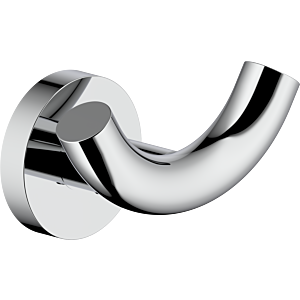 Bravat Varuna double hook 764010 chrome, for gluing/screwing