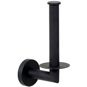 Porte-rouleau de papier toilette Bravat Varuna 779299 noir mat, fixation adhésive/à vis
