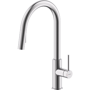 Bravat Toronto kitchen faucet 3544328 with pull-out spray head, stainless steel