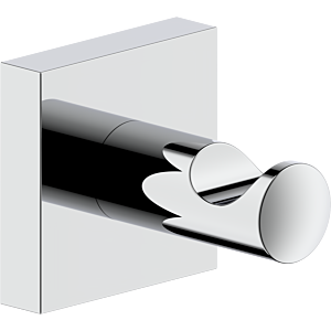 Bravat Quaruna Haken 753010 chrom, zum Kleben oder Schrauben