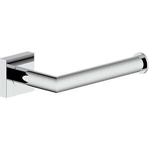 Bravat Quaruna WC-Papierhalter 754010  ohne Deckel, eckig, chrom, zum Kleben oder Schrauben