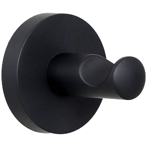 Bravat Varuna towel hook 778099 for gluing or screwing, matte black