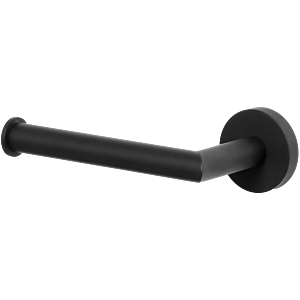 Porte-papier toilette Bravat Varuna 779899 sans couvercle, carré, à coller ou à visser, noir mat