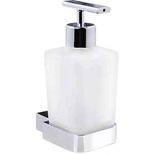 Distributeur de savon liquide Bravat New York 855910, verre dépoli, chrome