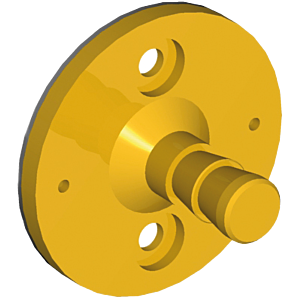 Adaptateur mural de remplacement Bravat Varuna 122601, entraxe 30 mm