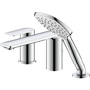 Bravat Milano three-hole rim-mounted bath mixer tap 3564482 chrome