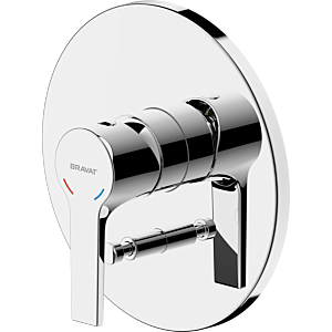 Bravat Chicago Fertigset Wannenfüll- u. Brausearmatur 3555052 Unterputz, Einhebelmischer, chrom
