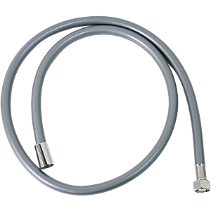 Bravat Brauseschlauch 3510282 mit konischer Mutter, silber-optik