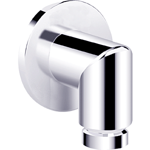 Bravat shower connection elbow 3590042 round, chrome