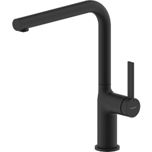 Robinet de cuisine Bravat Torino 3521389 basse pression, noir mat