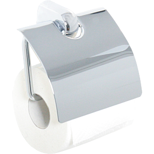 Bravat Metasoft  WC-Papierhalter 818210 mit Deckel, chrom