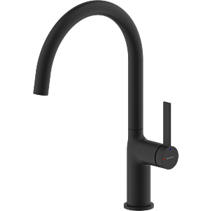 Bravat Torino Küchenarmatur 3521309 schwarz matt