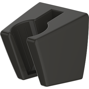 Bravat Wandhalter für Handbrause 3590559 schwarz matt