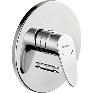 Bravat Palma pre-assembled bath and shower mixer set 3516052, concealed, single-lever mixer, chrome