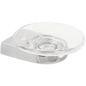 Bravat Metasoft Seifenablage 817610 Schale Glas klar, chrom