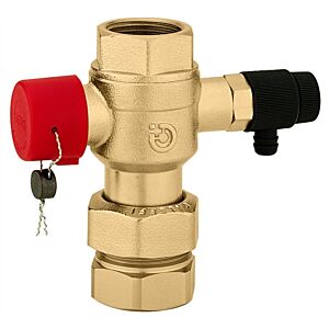 Caleffi cap valve 558050 3/4&quot; x 3/4&quot;, pour le contrôle des vases d&#39;expansion