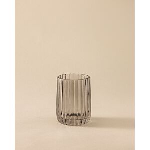Cosmic Lido stand toothbrush holder WJC213A0051345 75 x 75 x 100 mm, glass, smoke grey
