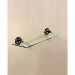 Cosmic Start étagère en verre WJC419A0044036 40 cm, console noir mat