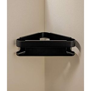 Cosmic Start Eck-Duschkorb WJC419A0050036 ausziehbar, 216 x 212 x 80 mm, schwarz matt