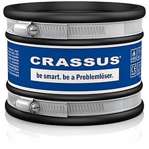 Crassus Cdc Schlauchadapter CRA11018 100, Typ 1, 100-116mm, 0,6 bar, mit Innenlippe