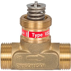 Danfoss Durchgangsventil DN15 065F2114 Kvs 1,0, PN16, entzinkungsfreies Messing