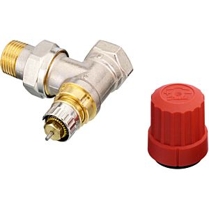 Danfoss Ra-n valve housing 013G0033 15, R 1/2, corner, matt nickel-plated