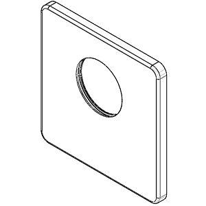 Dornbracht cover - 091102198-00 chrome