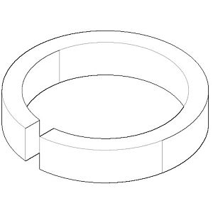 bague de guidage Dornbracht 09281013790 brute