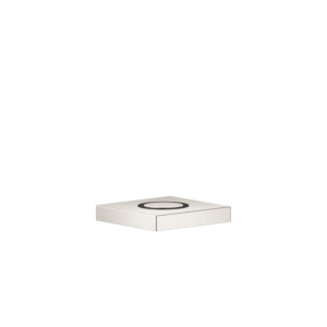 Dornbracht control button 10714970-08 square rosette, platinum