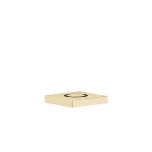 Dornbracht control button 10714970-28 square rosette, brushed brass