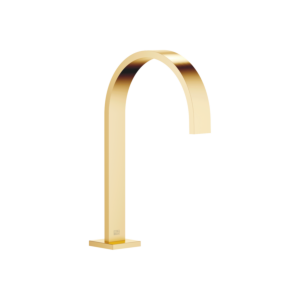 Dornbracht Mem basin spout 13715782-28 standing installation, with waste set, brushed brass