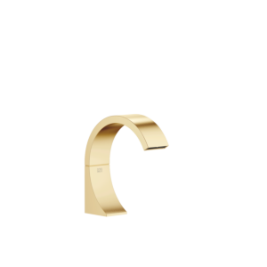 Dornbracht Cyo freestanding spout 13715811-28 for washbasin, projection 133mm, without waste fitting, brushed brass