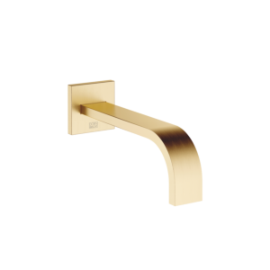 Dornbracht Mem basin spout 13800782-28 wall mounting, without waste set, brushed brass