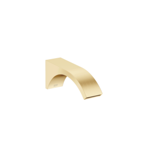Dornbracht Cyo wall spout 13805811-28 for washbasin, projection 190mm, without waste fitting, brushed brass