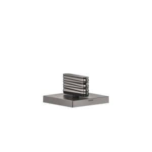 Dornbracht Cl. 2000 side valve 20001706-99 left-closing, warm, WAVES structure, dark platinum matt