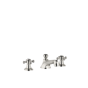 Dornbracht Madison Waschtisch-Dreiloch-Armatur 20700360-08 mit Ablaufgarnitur, platin