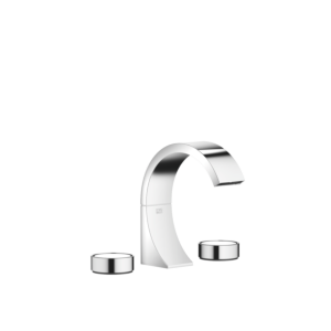 Dornbracht Cyo raccord à trois trous 20710811-00 pour lavabo, saillie 133 mm, avec garniture de vidage , chromé