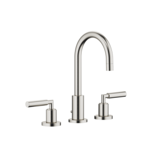 Dornbracht Tara. robinet trois trous 20710882-06 pour lavabo, avec garniture de vidage , saillie 135 mm, platine mat