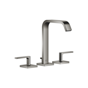 Dornbracht IMO mitigeur lavabo trois trous 20713671-19 avec garniture de vidage , chrome foncé