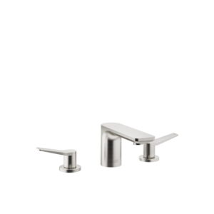 Dornbracht Lissè three-hole tap 20713845-06 for washbasin, with waste set, matt platinum