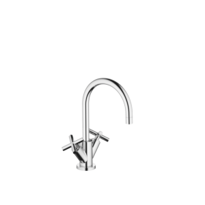 Dornbracht Tara. Waschtischarmatur 2251389200 chrom, Ausladung 165 mm, Kreuzgriff, 2 Griff