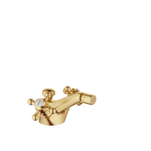 Dornbracht Madison -handle basin mixer 24510360-28 for Bidet , with waste set, brushed brass
